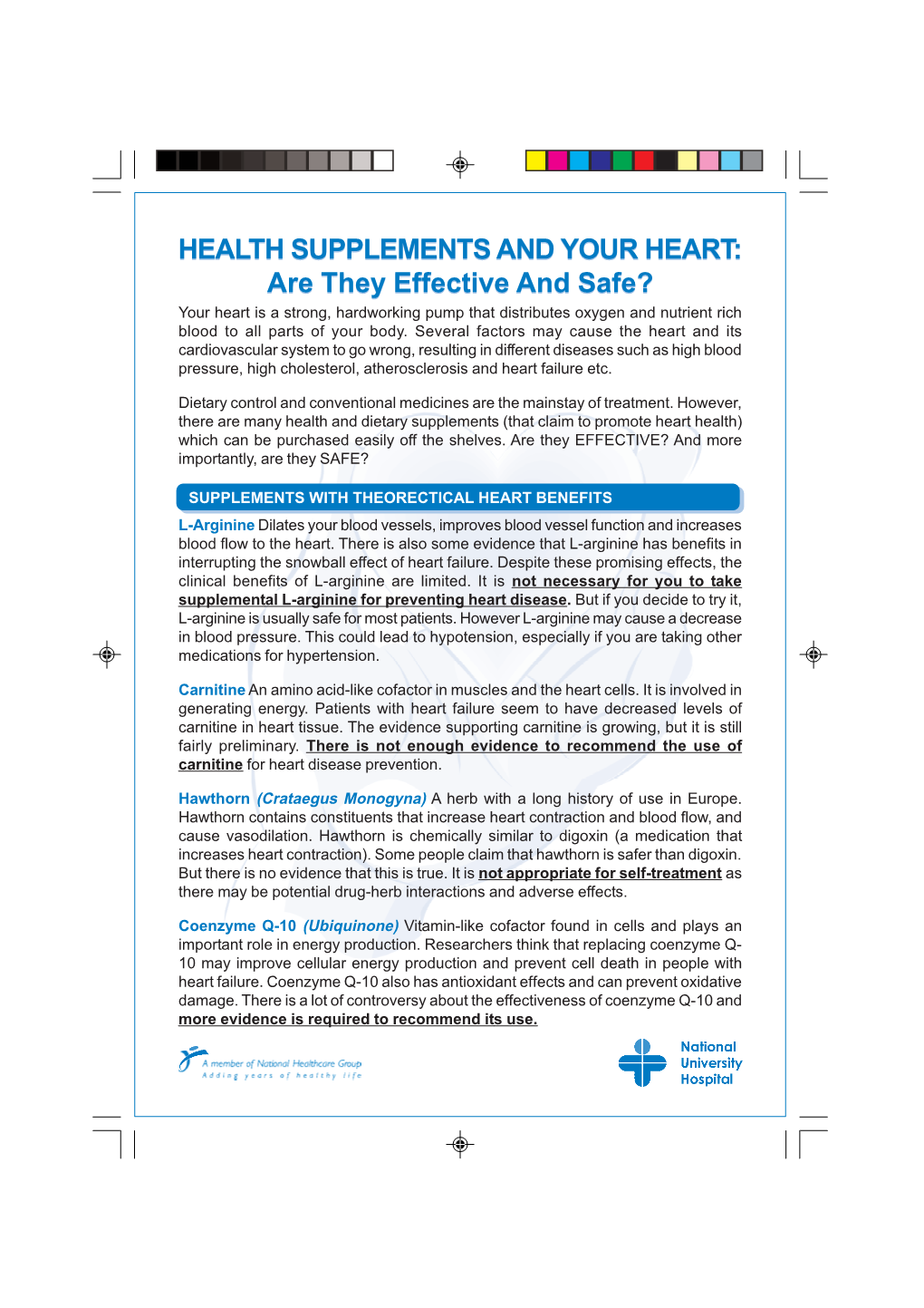 Health Supplements and Your Heart