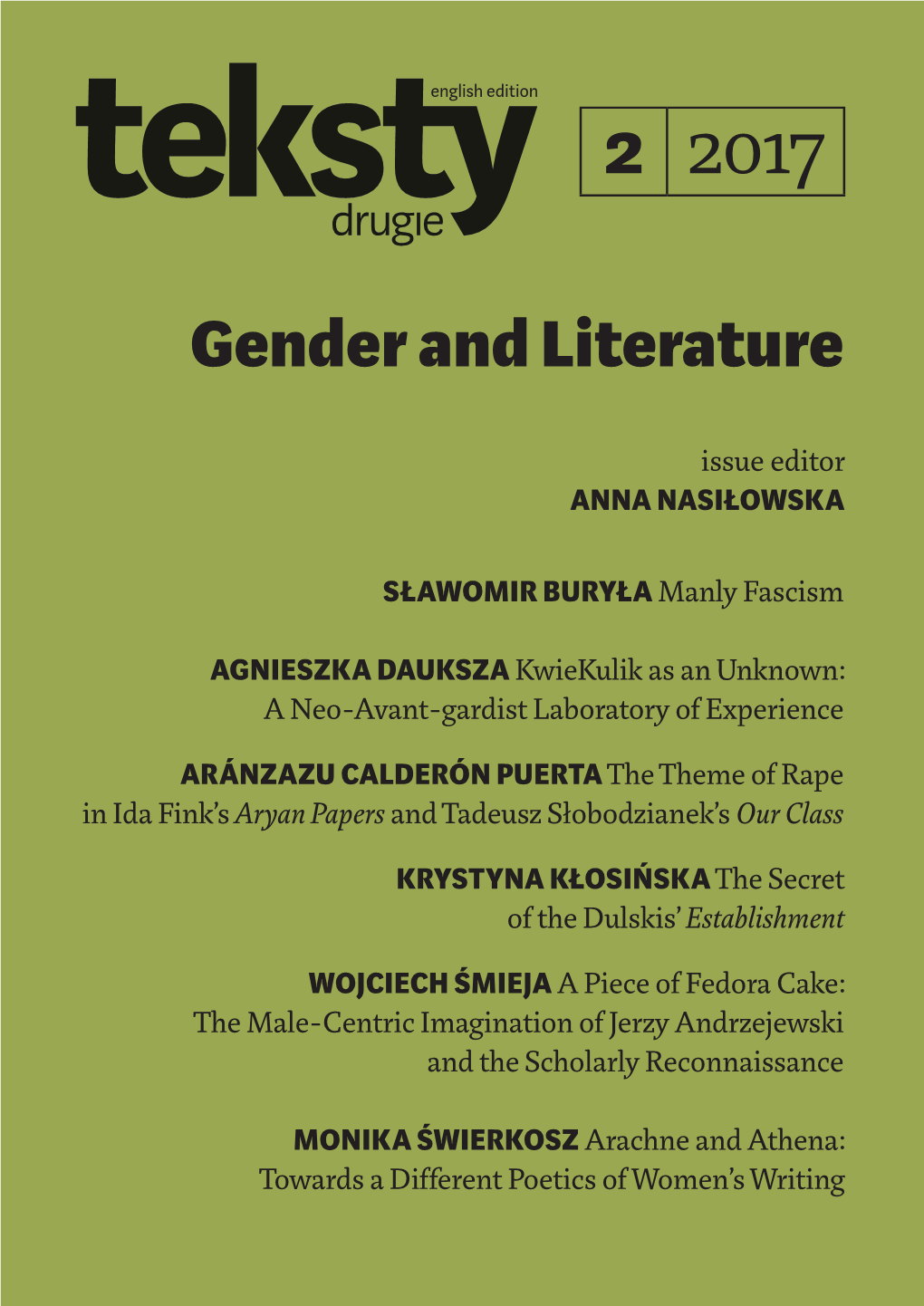 Gender and Literature