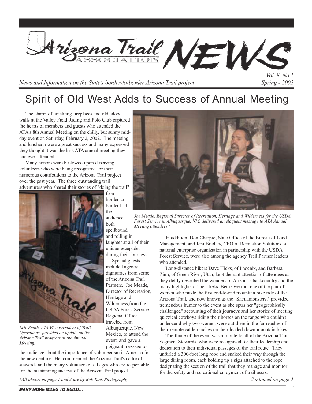 Spirit of Old West Adds to Success of Annual Meeting