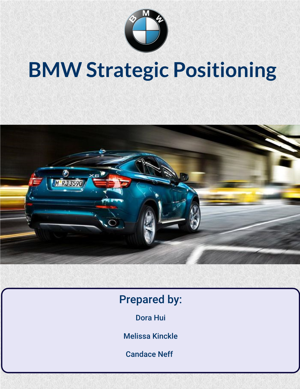 BMW Strategic Positioning