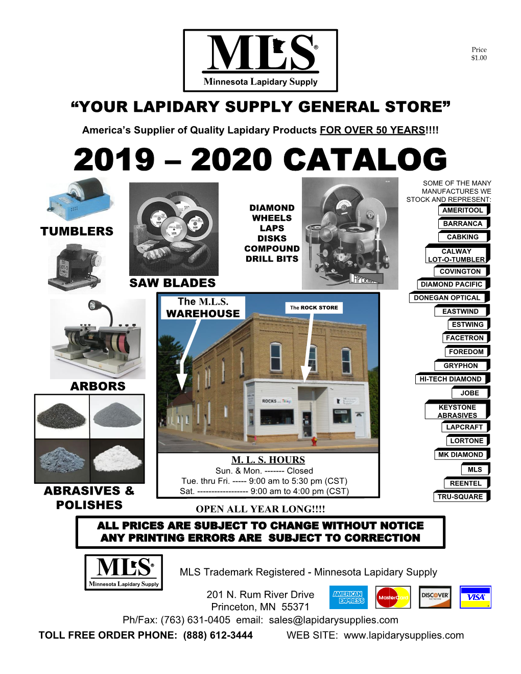 2019 – 2020 Catalog