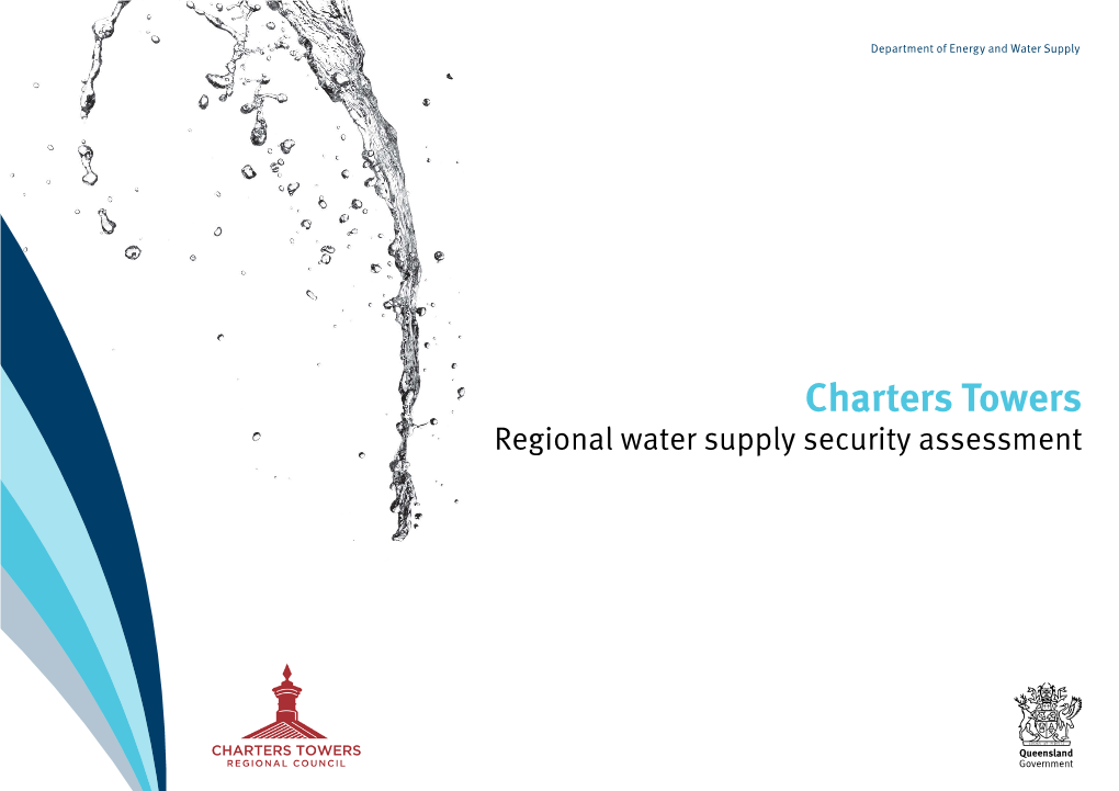 Charters Towers Regional Water Supply Security Assessment C S4881 11/15