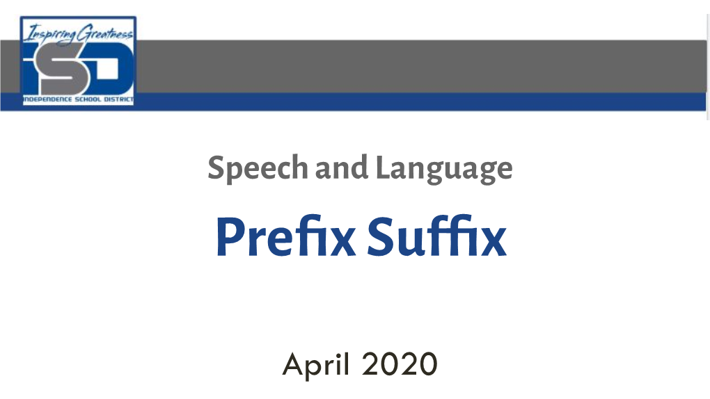 Prefix Suffix