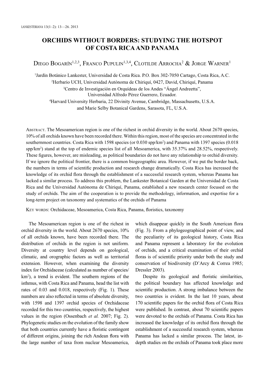 Studying the Hotspot of Costa Rica and Panama