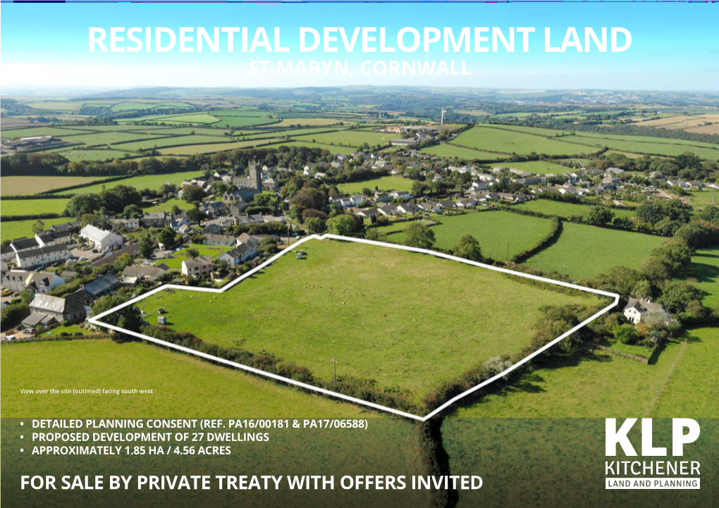 Residential Development Land St Mabyn, Cornwall