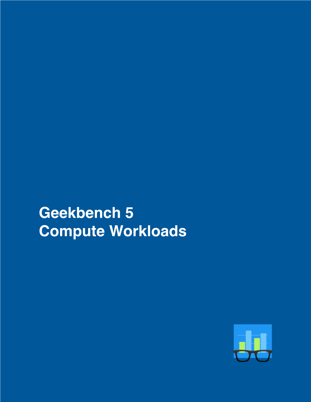 Geekbench 5 Compute Workloads