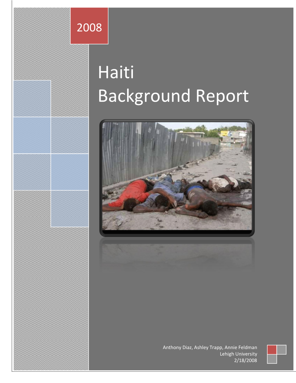 Haiti Background Report