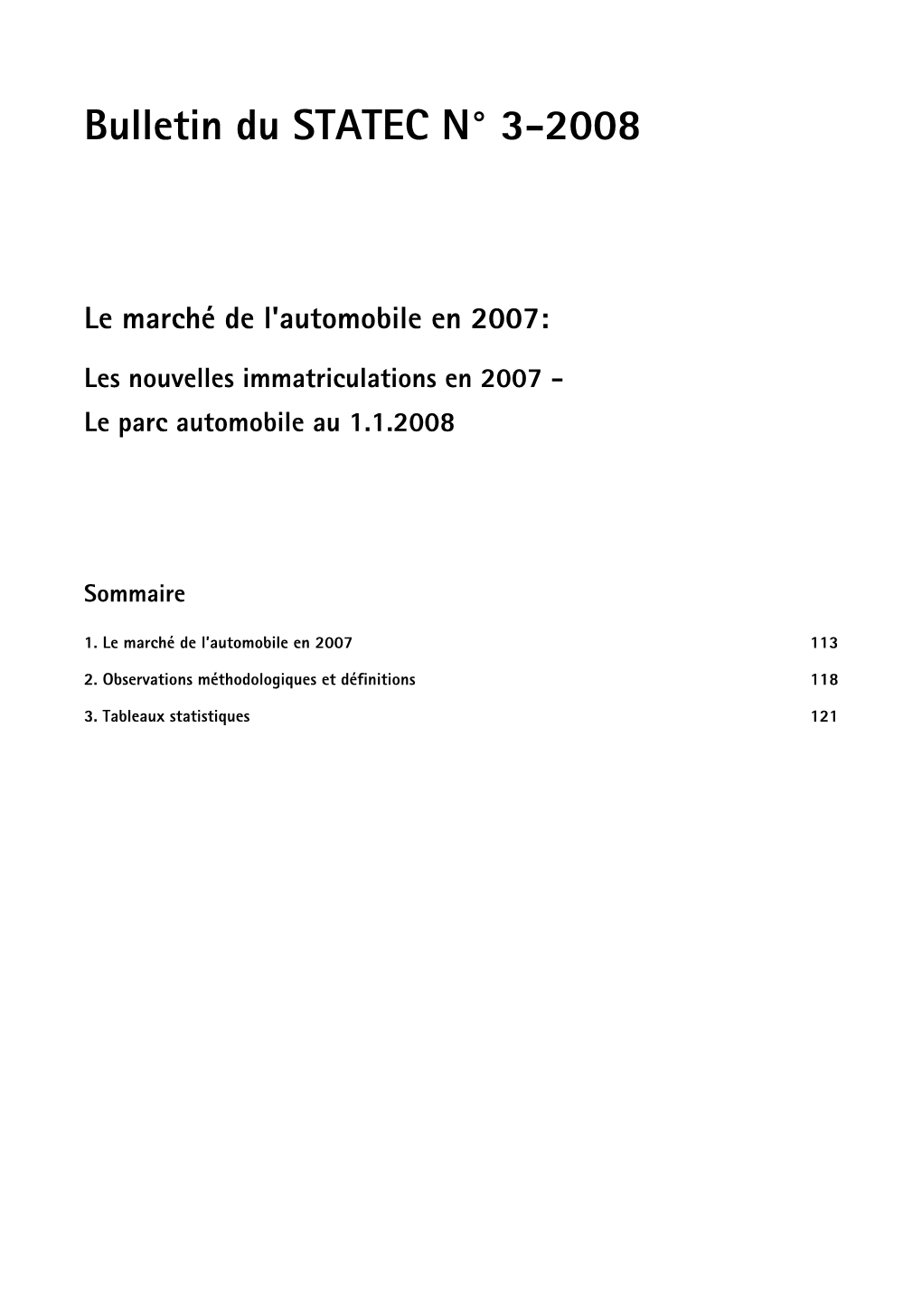 Bulletin Du STATEC N° 3-2008