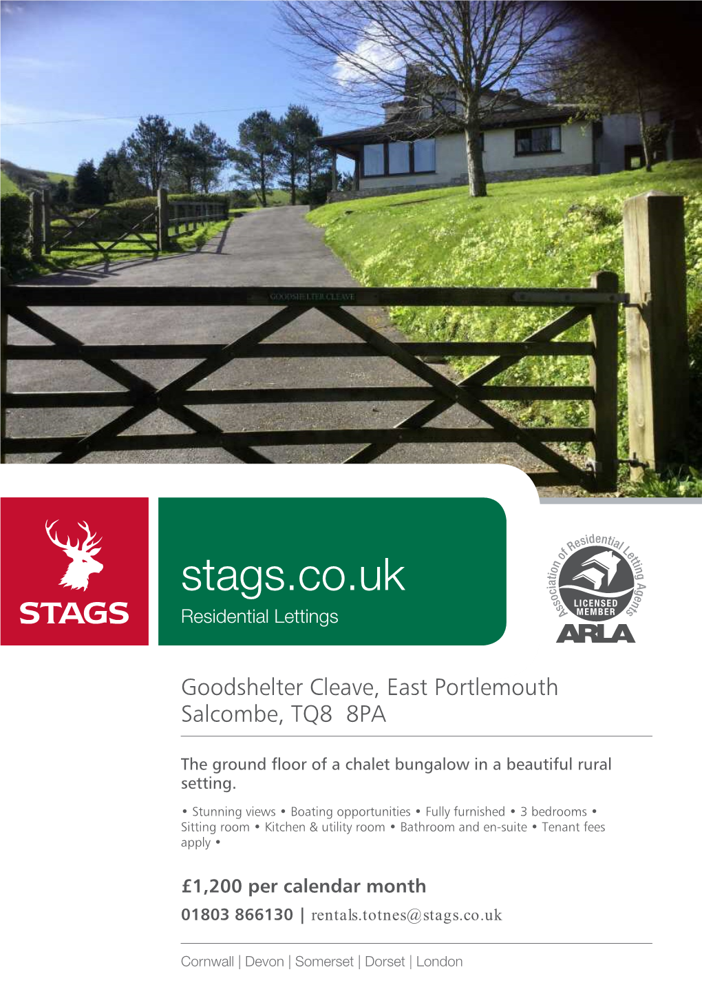 Goodshelter Cleave, East Portlemouth Salcombe, TQ8 8PA