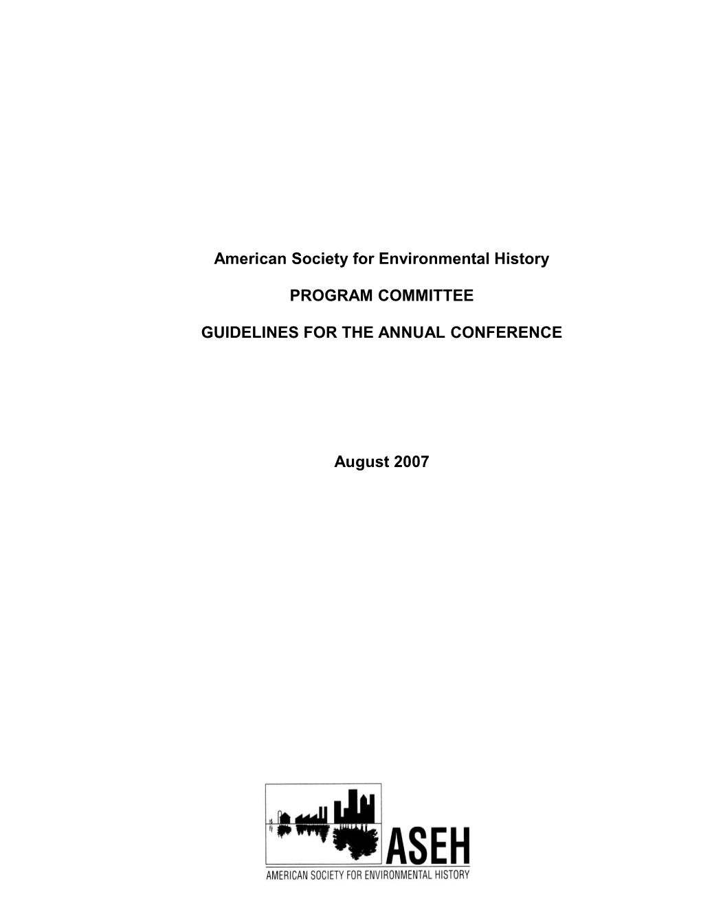 American Society for Environmental History