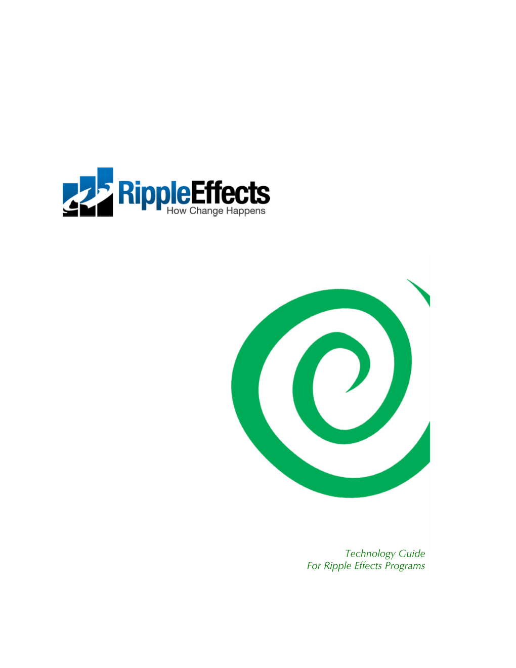 Technology Guide for Ripple Effects Programs