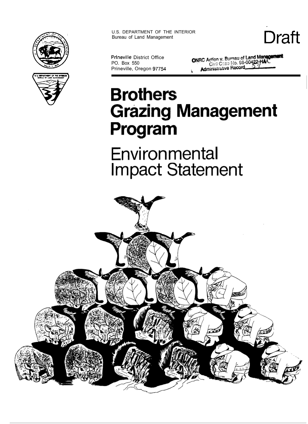 Brothers Grazing Management Program Environmental Impact Statement DRAFT