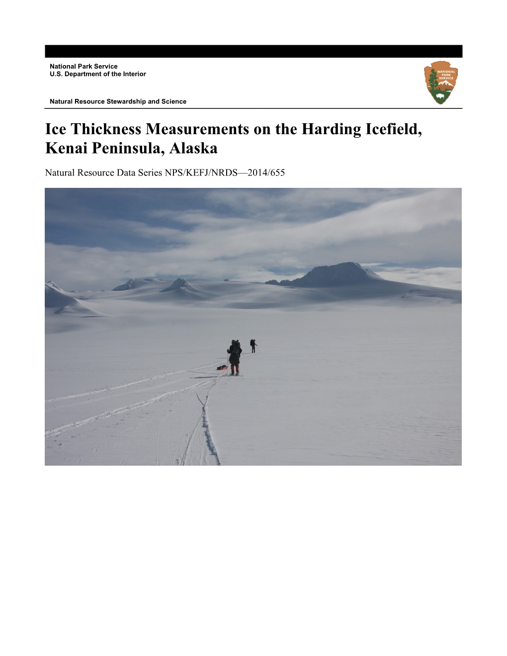 Ice Thickness Measurements on the Harding Icefield, Kenai Peninsula, Alaska