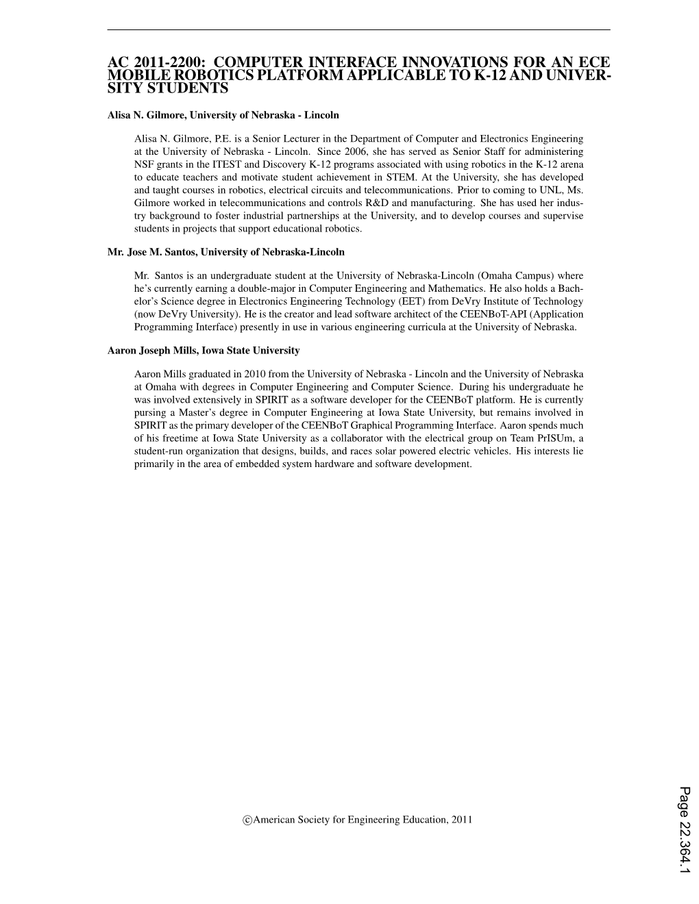 Computer Interface Innovations for an Ece Mobile Robotics Platform Applicable to K-12 and Univer- Sity Students