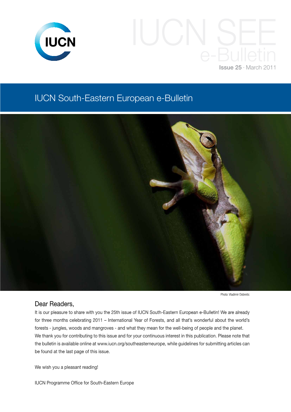 E-Bulletin Issue 25 · March 2011