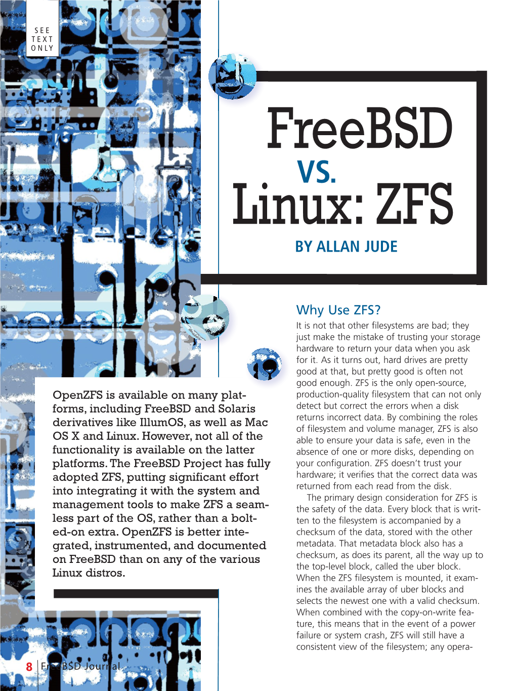 Freebsd VS. Linux: ZFS by ALLAN JUDE