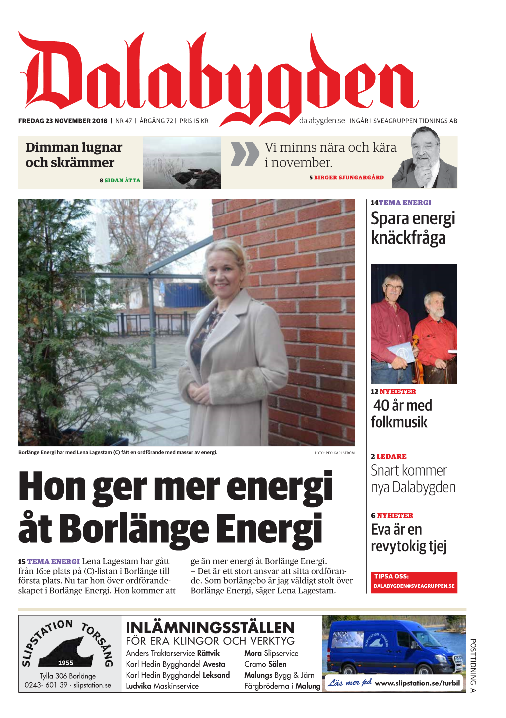 Hon Ger Mer Energi Åt Borlänge Energi