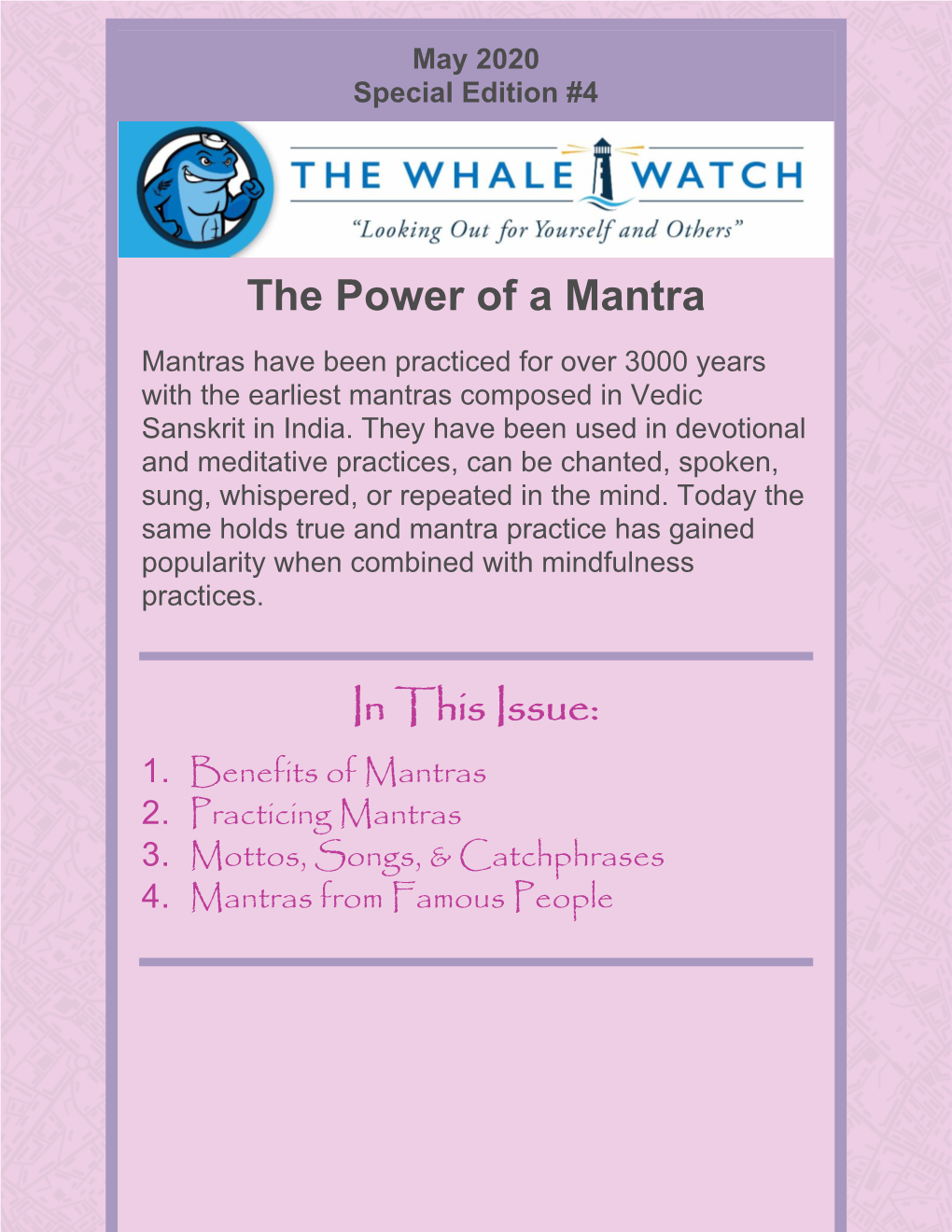 Power of Mantra