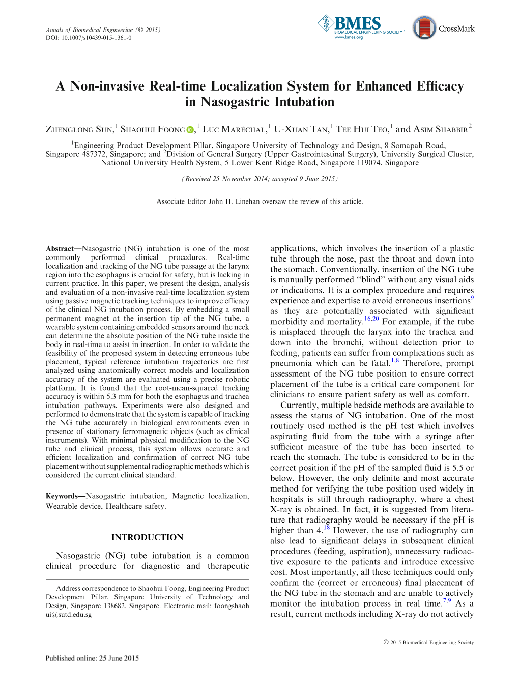 A Non-Invasive Real-Time Localization System for Enhanced Efficacy In