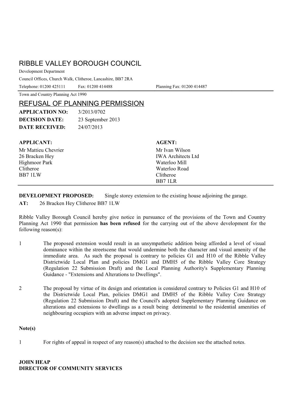 Ribble Valley Borough Council s2