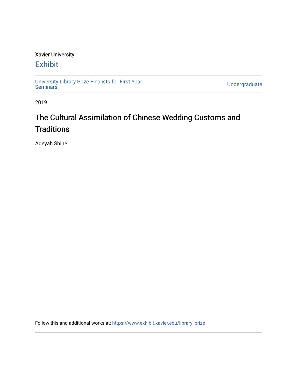The Cultural Assimilation of Chinese Wedding Customs and Traditions