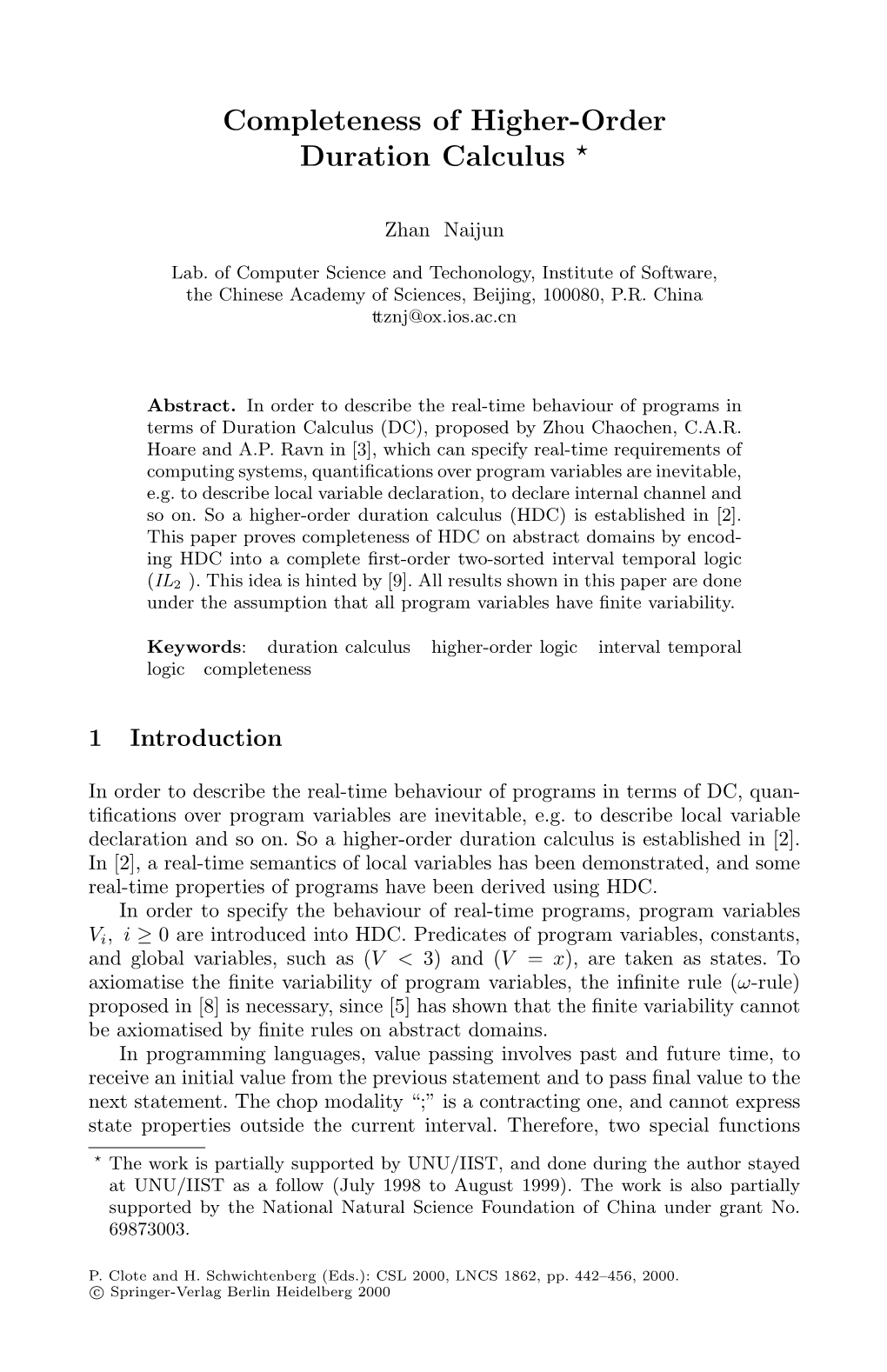 Completeness of Higher-Order Duration Calculus *