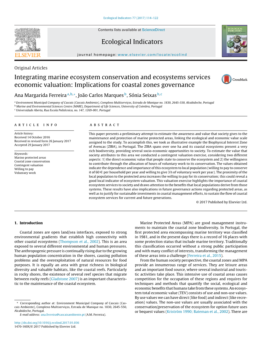 Implications for Coastal Zones Governance