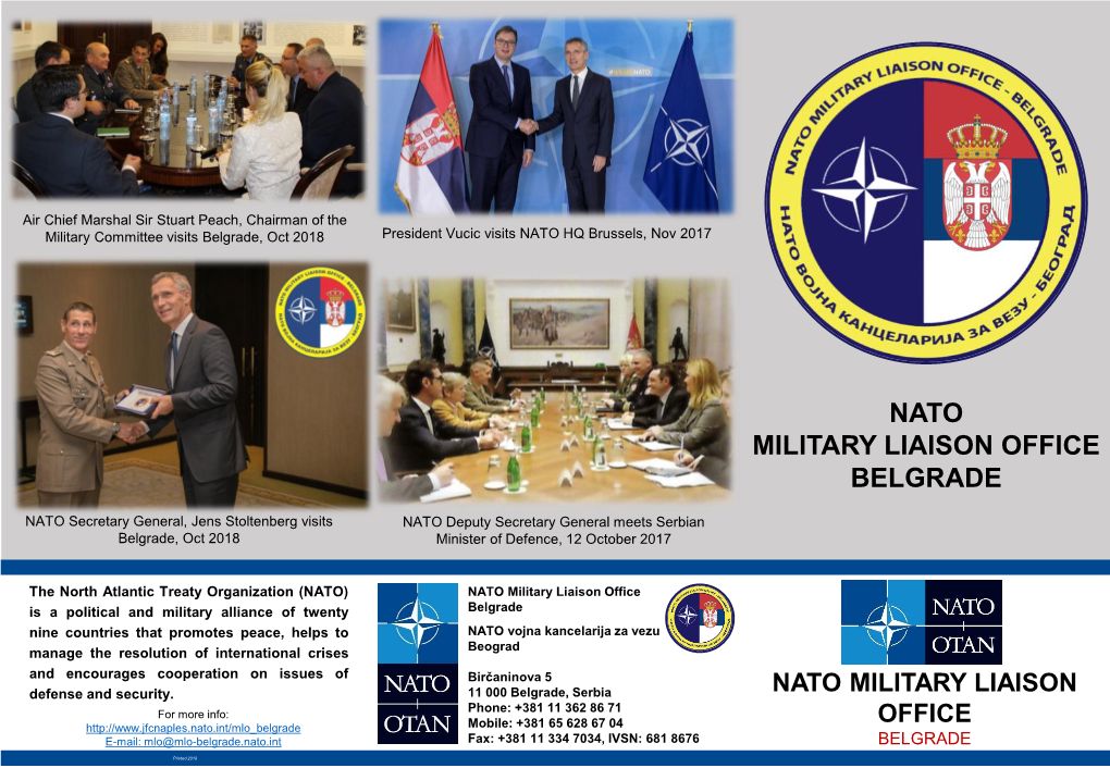 Nato Military Liaison Office Belgrade