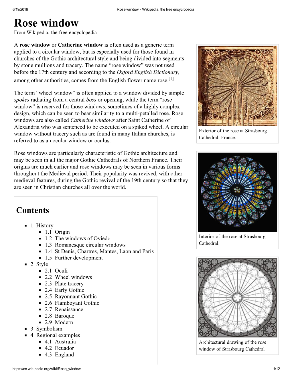 Rose Window ­ Wikipedia, the Free Encyclopedia Rose Window from Wikipedia, the Free Encyclopedia