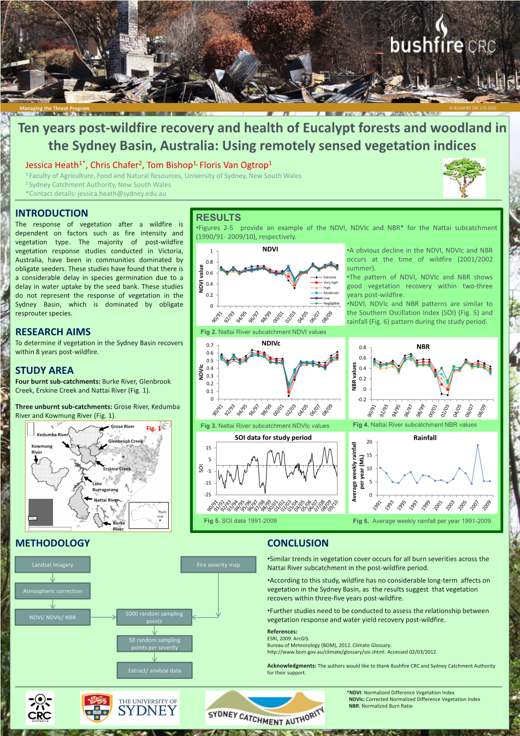 Ten Years Post-Wildfire Recovery and Health of Eucalypt