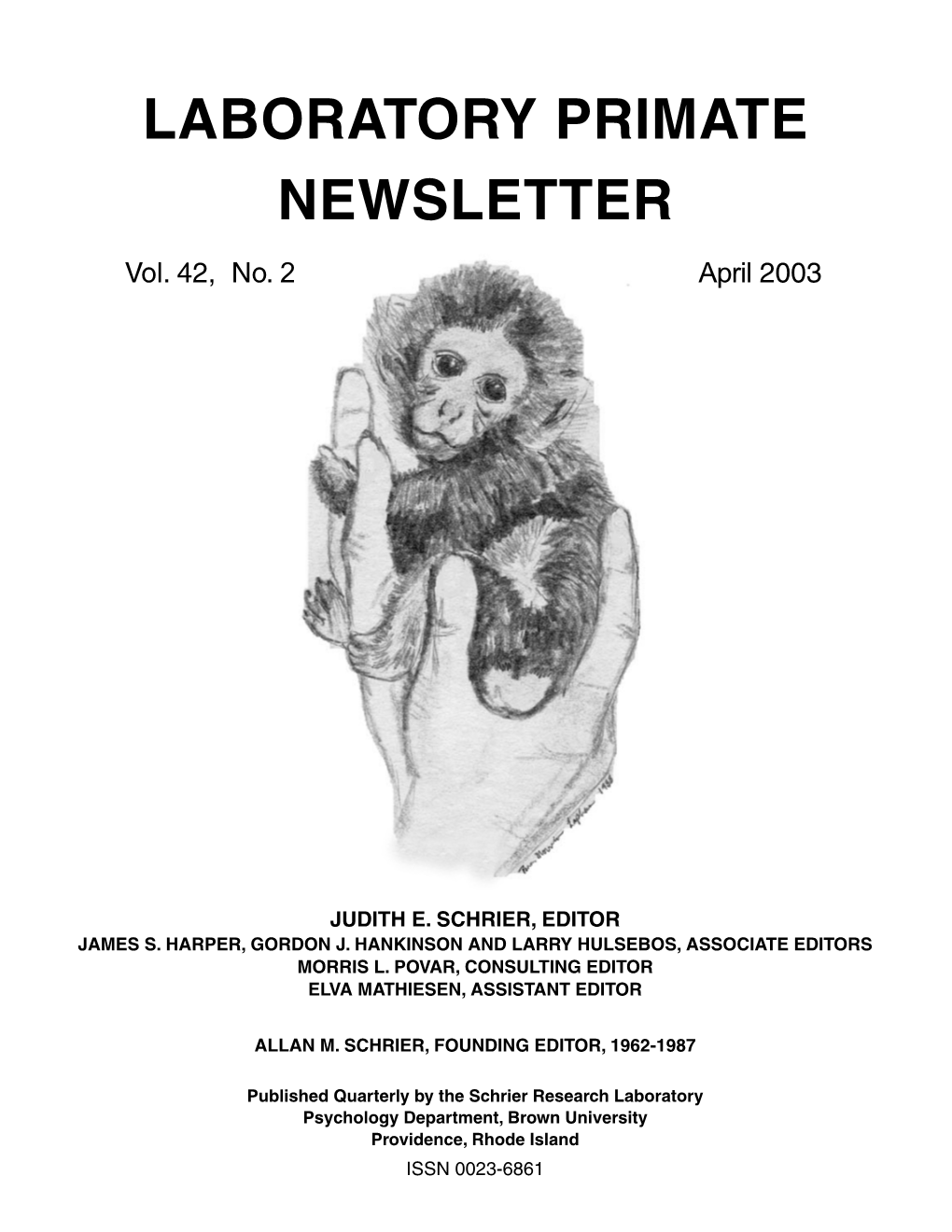 Laboratory Primate Newsletter