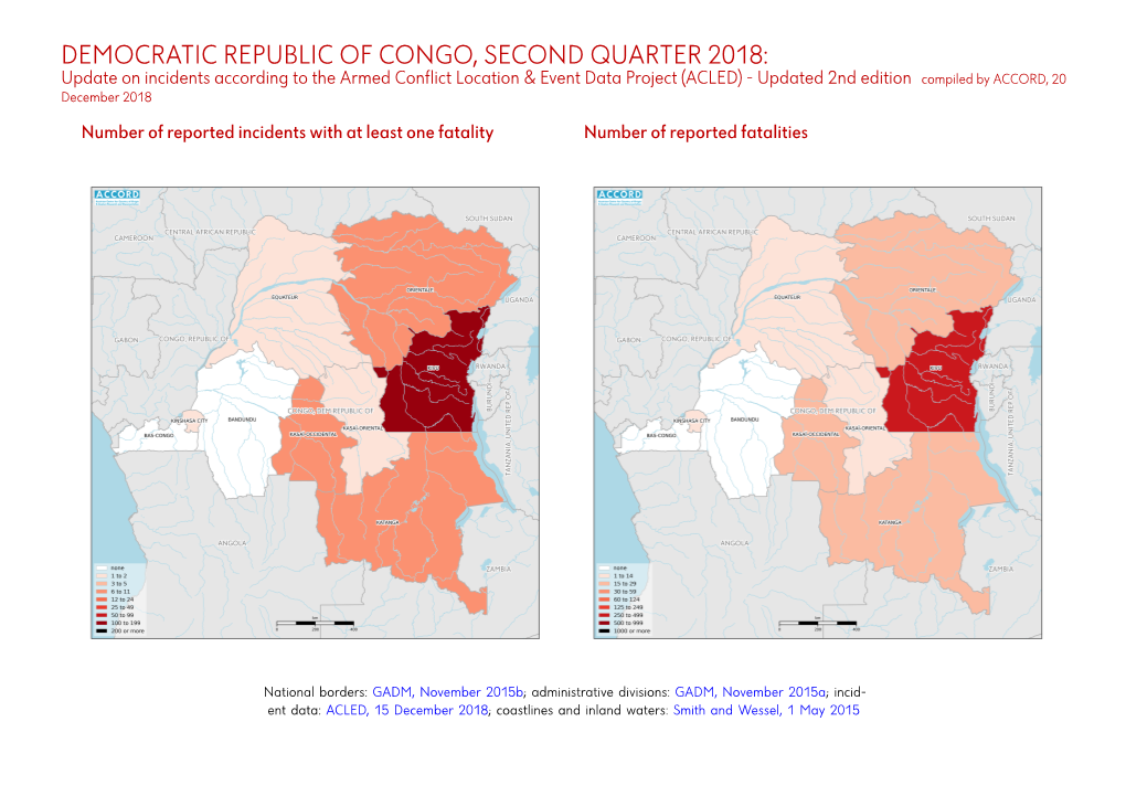 Democratic Republic of Congo, Second Quarter 2018