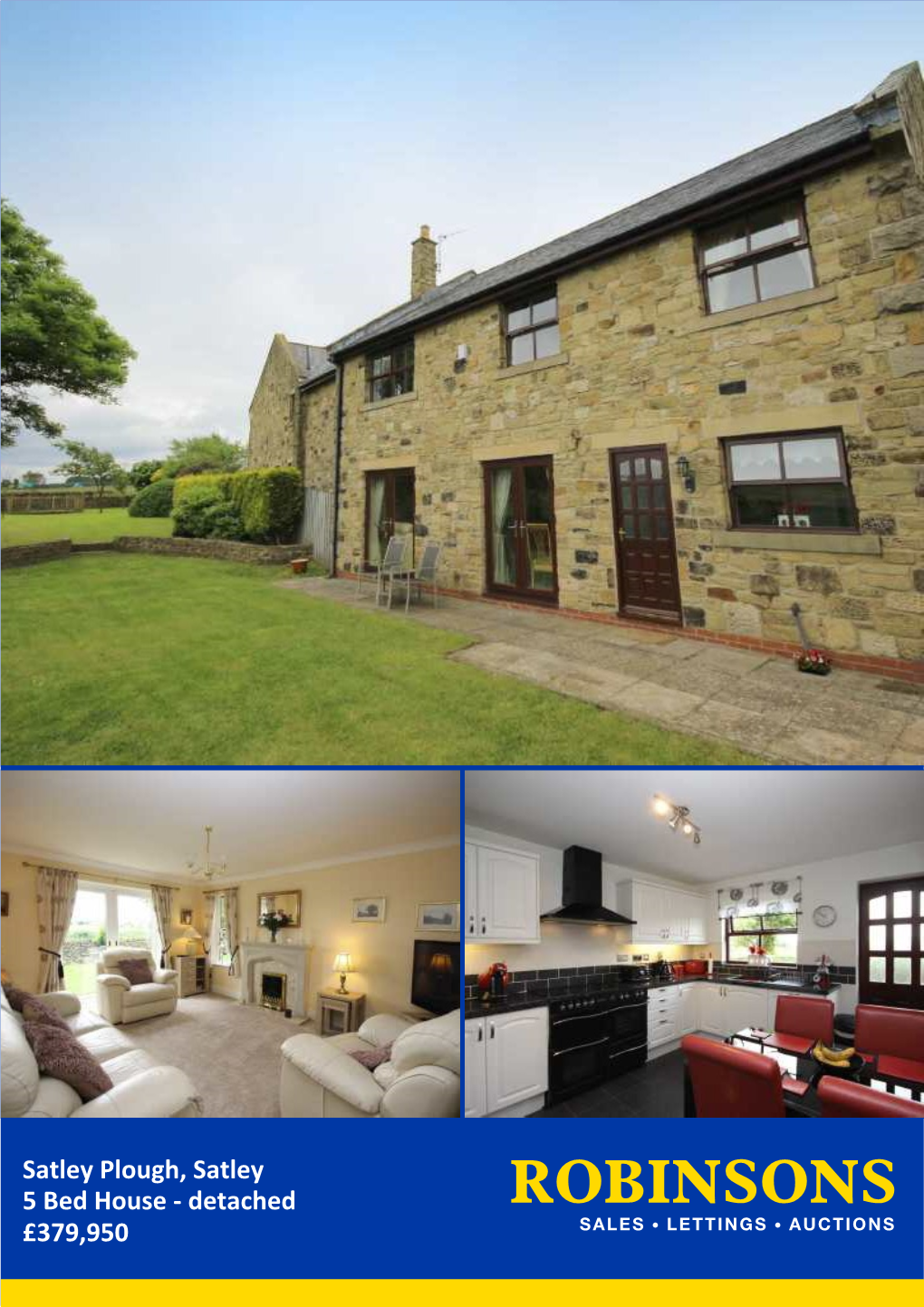 Satley Plough, Satley 5 Bed House