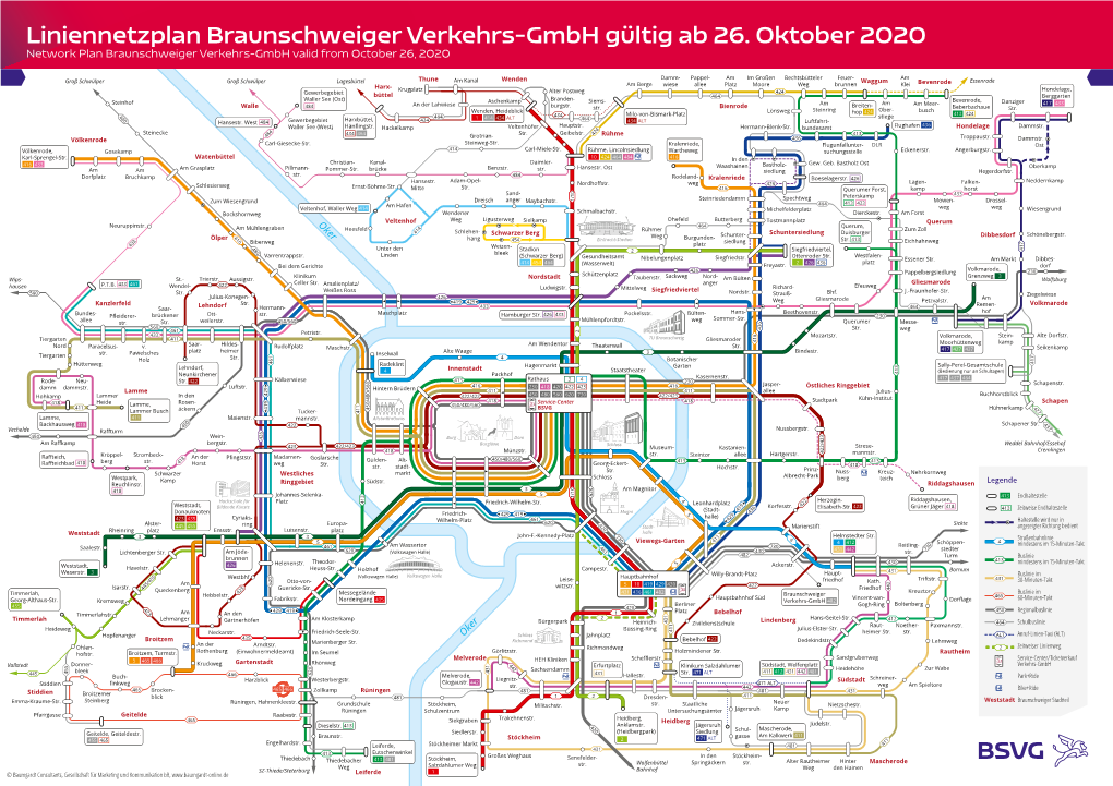 Liniennetzplan Ab 26. Oktober 2020