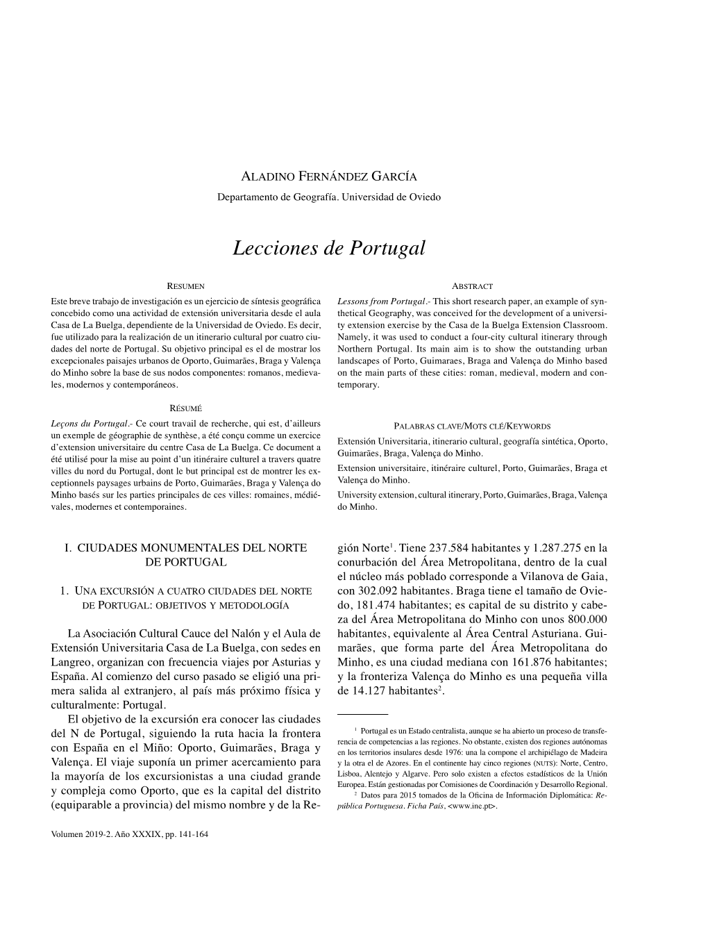 Lecciones De Portugal