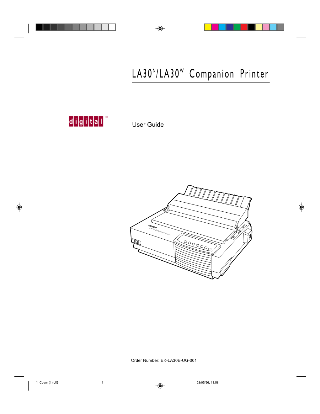 LA30N/LA30W Companion Printer User Guide