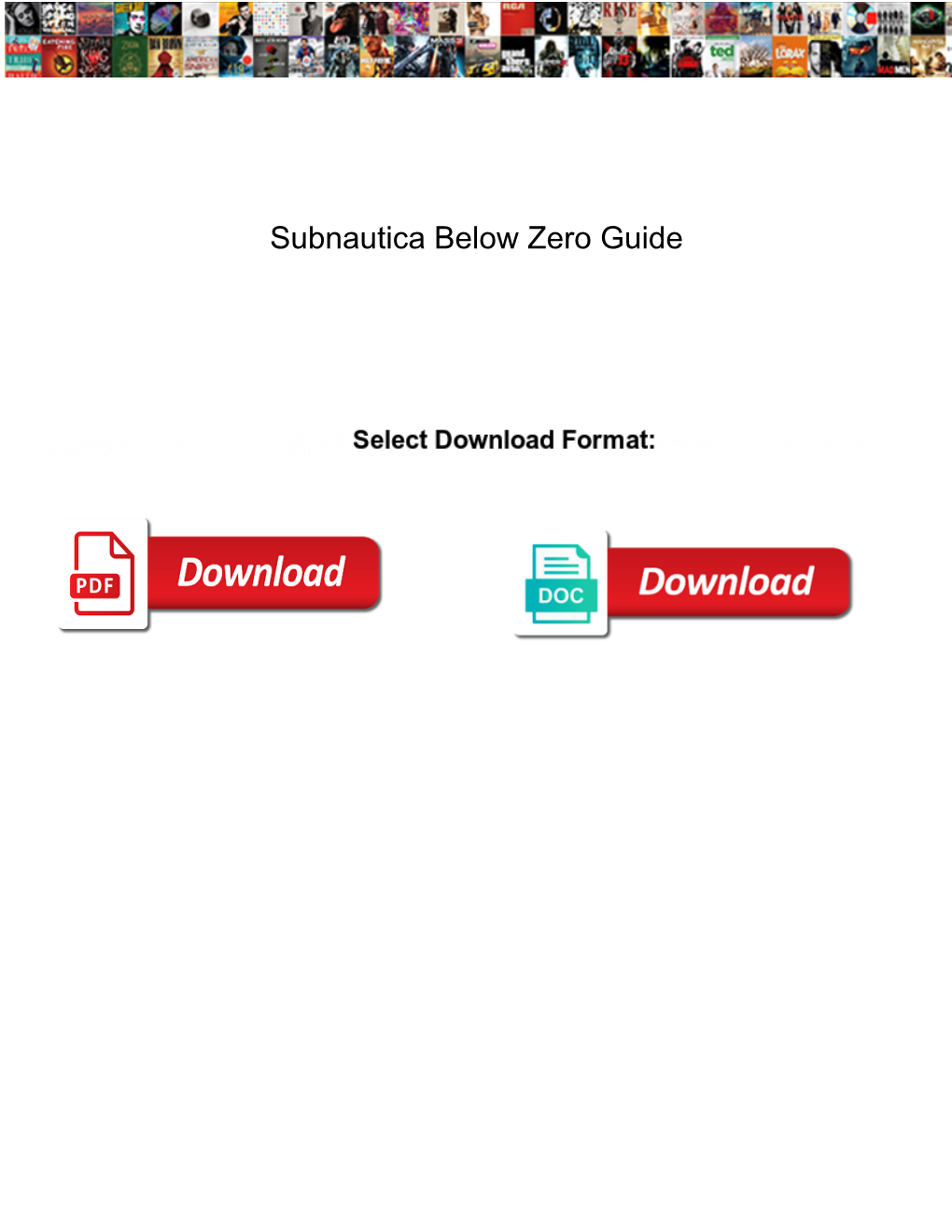 Subnautica Below Zero Guide