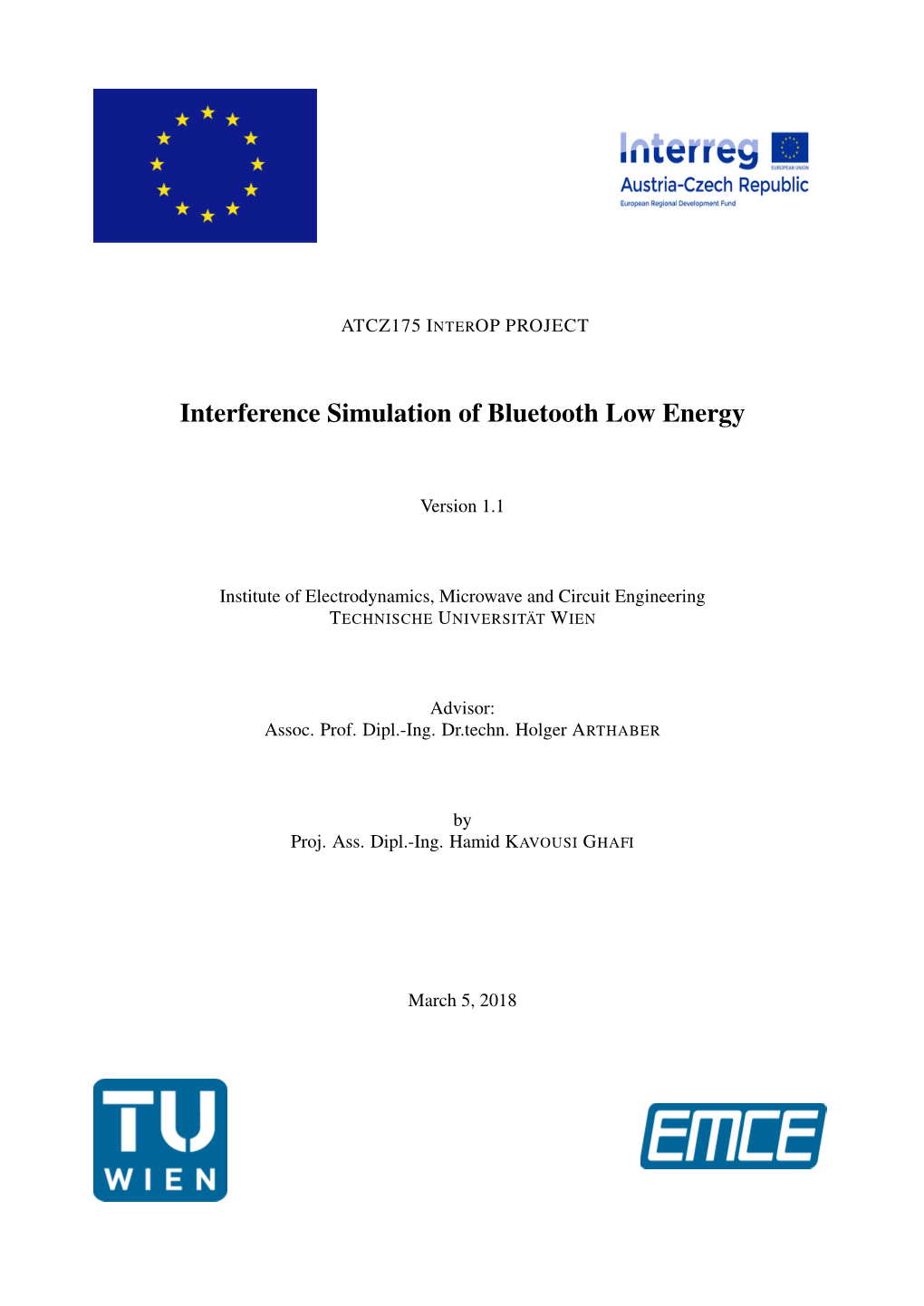 Interference Simulation of Bluetooth Low Energy