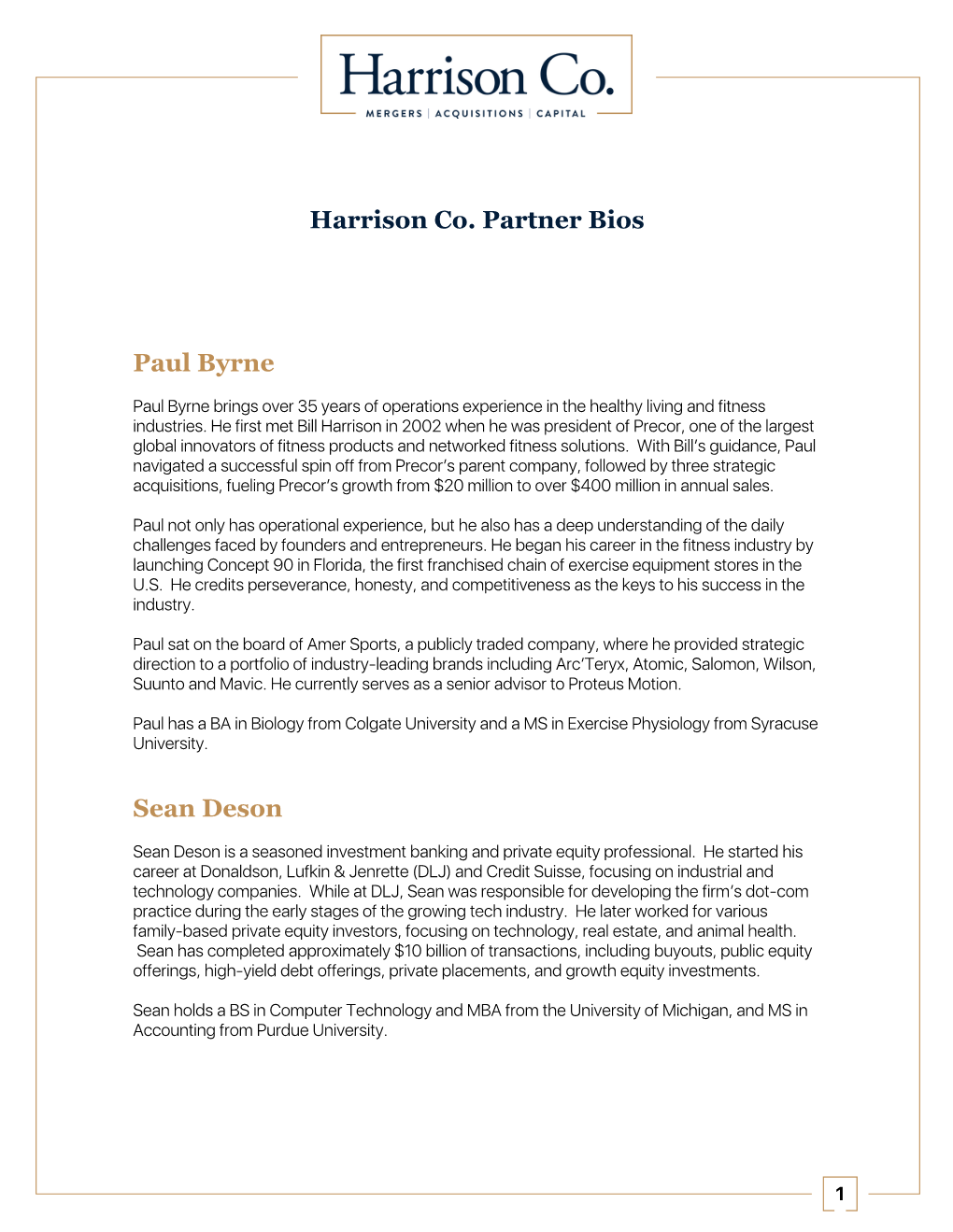 Harrison Co Fact Sheet