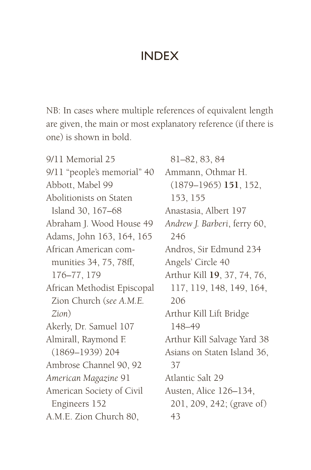 In Cases Where Multiple References of Equivalent Length Are Given, the Main Or Most Explanatory Reference (If There Is One) Is Shown in Bold