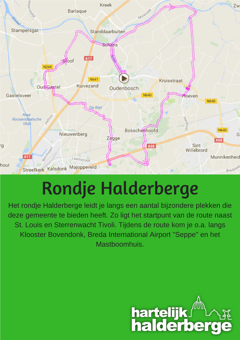 Rondje Halderberge Het Rondje Halderberge Leidt Je Langs Een Aantal Bijzondere Plekken Die Deze Gemeente Te Bieden Heeft