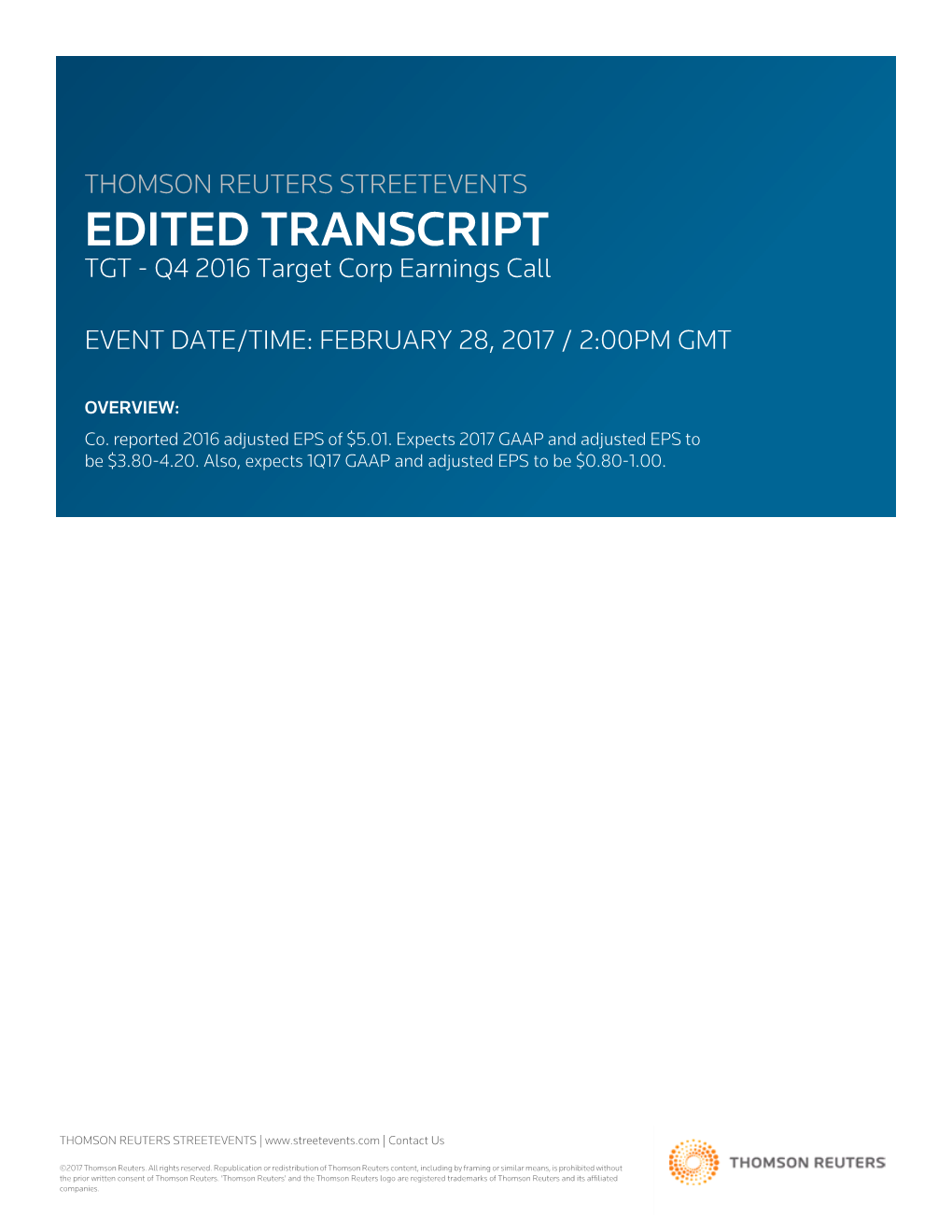 Downloadable Transcript