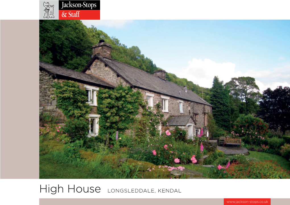 High House LONGSLEDDALE, KENDAL