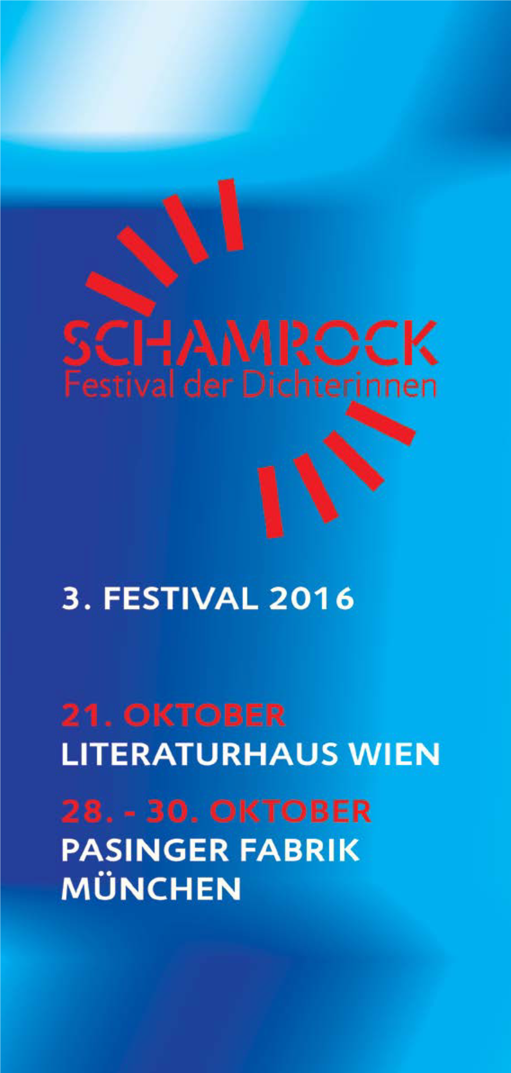 Schamrock-Festival Der Dichterinnen Programm 2016