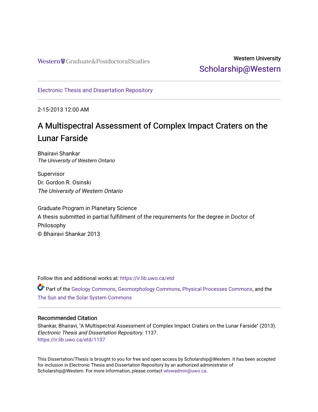 A Multispectral Assessment of Complex Impact Craters on the Lunar Farside