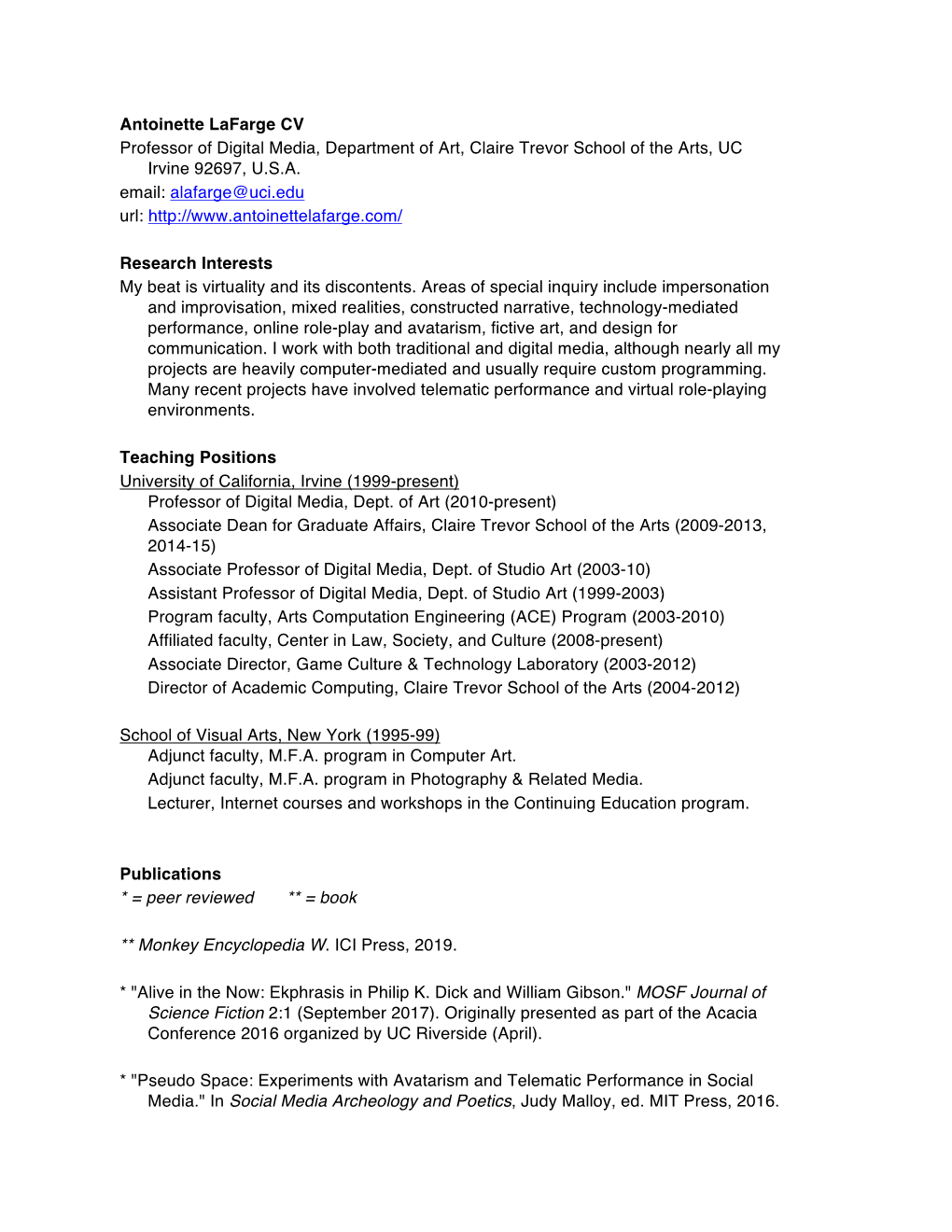 Brief CV (Pdf)