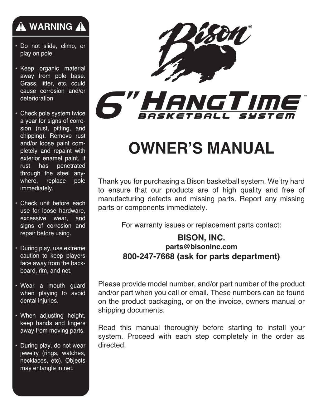 Owner's Manual