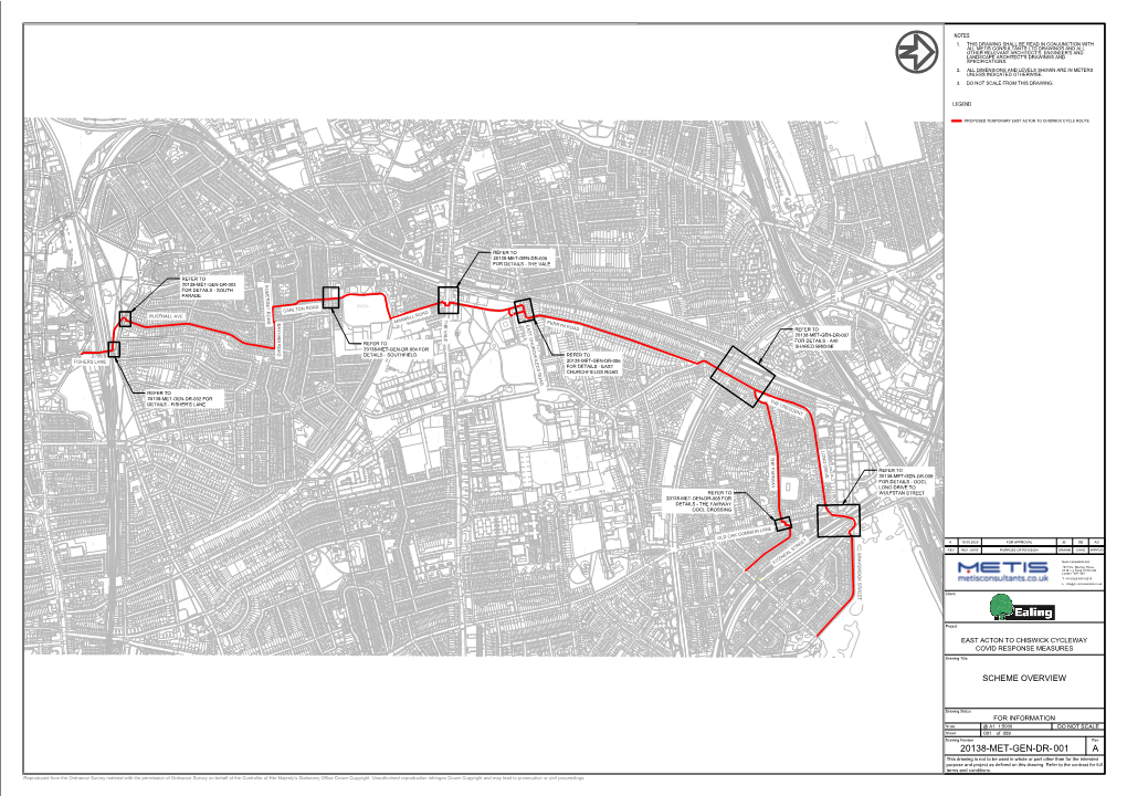Acton to Chiswick Proposed Cycle Route Drawings