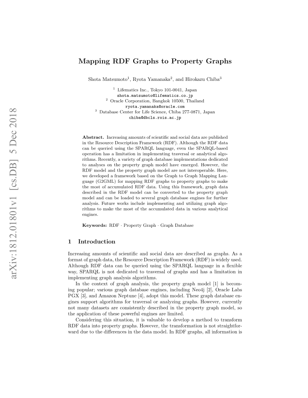 Mapping RDF Graphs to Property Graphs