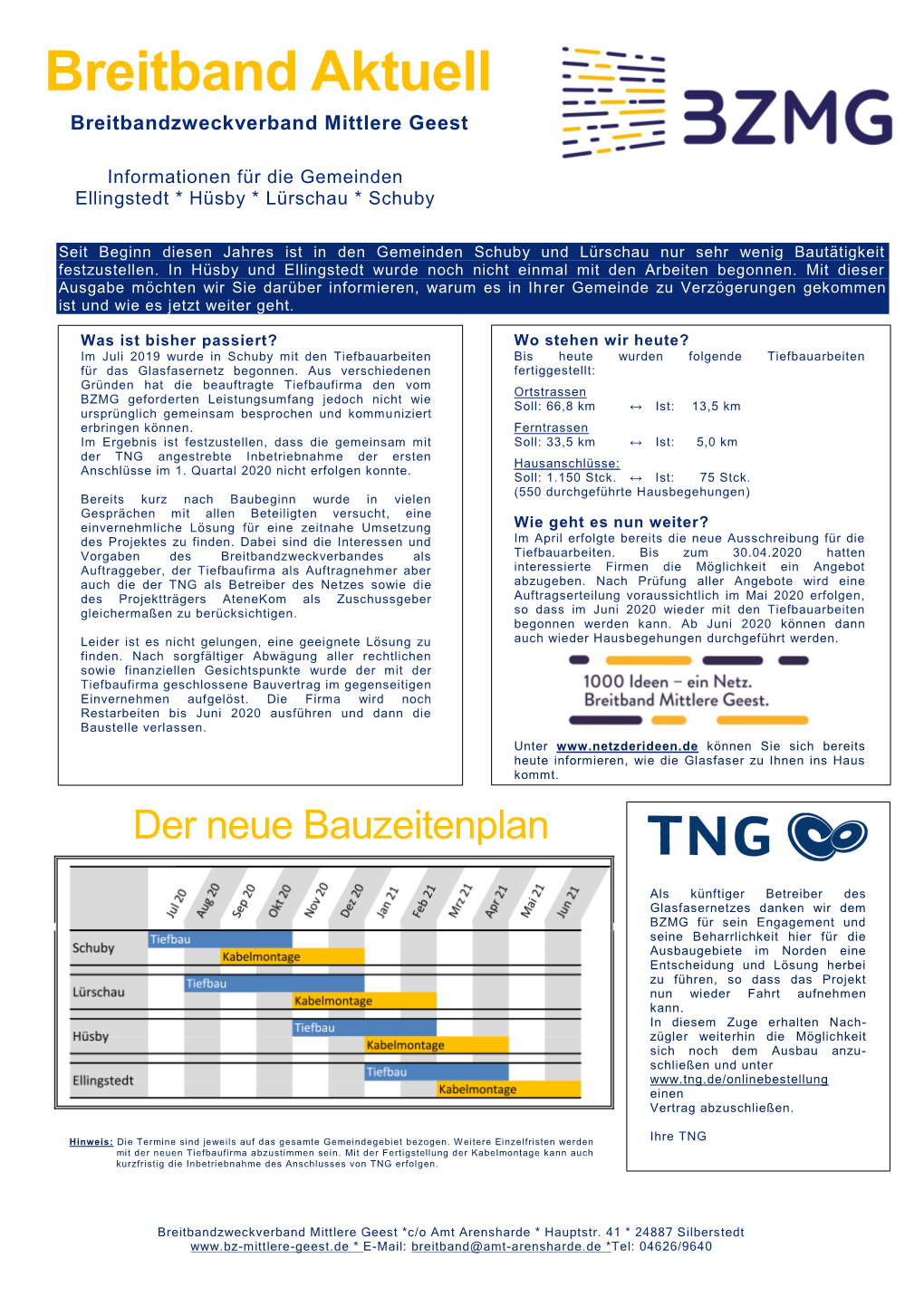 Breitband Aktuell Breitbandzweckverband Mittlere Geest